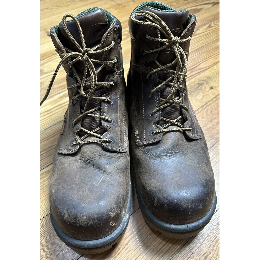 Red Wing Steel Toe Work Boots, Mens‎ Brown Leather in Size 14 D ASTMF 2413-11 - Picture 3 of 7